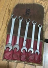Cornwell Tools Flare Nut Line Hose Open Wrench Set Lot Deep Red Pouch Usa Used. Price: $144.00.