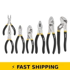Hurricane 7-PIECE Pliers Set Carbon Steel, Anti-slip Handles New. Price: $47.99.