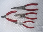 Snap-on Tools Various Pliers Lot Of 4 Needle Nose -cutters Used. Price: $90.00.