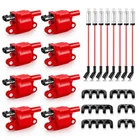 Autokay Square Ignition Coil & Spark Plug Wire 8 Pack For Chevy Silverado 150... New. Price: $135.70.