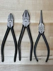 Vintage-nos Kal Tools Lineman Long Needle Nose & Diagonal Pliers Japan Open. Price: $52.95.