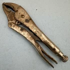 Petersen Dewitt Tools 10CR 9" Locking Vise Grip Pliers Usa Vintage Used. Price: $19.99.