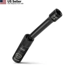 Duratech 5/8" Swivel Magnetic Spark Plug Socket, 1MM Thin X 3/8" 6" New. Price: $21.66.