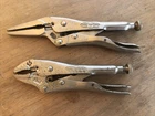 Vintage Vise Grip No. 5WR & 6LN Locking Pliers Petersen Mfg. Co. Dewitt Nebr. Used. Price: $34.99.