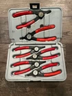 Snap-on Tools Piece Convertible Retainer Ring Pliers Set W/case PRH406 Garage Used. Price: $160.00.