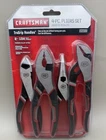 Craftsman 4PC Pliers Set W/ Trugrip Handles 9-02089 New. Price: $69.97.
