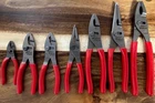 New Snap On Tools Essentials 7 Piece Red Plier Set. Price: $535.49.