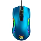 Blue Wired Rgb Gaming Mouse Button 12800 Dpi 5.6FT Cable Pc Mac Windows New. Price: $42.25.