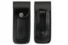 Folding Knife Sheath Black Real Leather Snap-button Case For 5" Knives New. Price: $11.84.