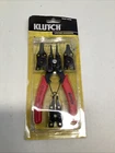 Klutch Snap Ring Pliers Set Item No 40706 180 90 And 45 Degree Tips New. Price: $19.95.