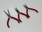 Mac Tools 3PC Precision Mini Pliers Set, Red Grip, P301705, P301701, P301702 Used. Price: $59.99.