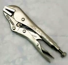 7" Straight Jaw Locking Pliers Steel, Adjusting Screw, Quick Release Trigger New. Price: $8.50.