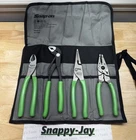 Snap-on Tools Usa New Green 4PC Plier Set W/storage Pouch PL4TGKB1G. Price: $429.95.