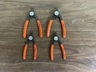 Snap Tools Pliers Retaining Ring Set Fixed Tip Convertible Internal External Used. Price: $115.00.