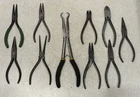 Lot Of 10 Vintage Needle Nose Pliers & Side Cutters Klein,williams,kreauters,... Used. Price: $38.00.