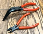 Snap Tools Set Pliers Bent Curved Needle Nose Diagonal Flush Wire Cutter Lot Used. Price: $88.00.