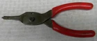 Snap-on 9-1/4" Long Red Vinyl Grips Ring Pliers #SRPCR9000 Used. Price: $34.99.