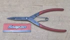 Snap 71CP - 9" Long Straight Tip Spring Loaded Handle Retaining Pliers Used. Price: $21.95.