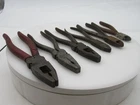 Job Lot Of 6 Vintage Pliers/piano Wire Cutters Mostly Elliott Lucas + John Berry Used. Price: $29.25.