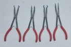 Matco Tools 4 Piece Duck Bill & Curved Long Reach Needle Nose Pliers Used. Price: $134.95.