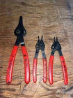 Mac 3PC Convertible Internal External Snap Ring Pliers Set TP12, TP32 & TP56 Used. Price: $49.99.