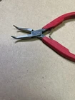 Snap-on Bent Snipe Nose Pliers Smooth Jaw EP892 Electronic Precision Tool Used. Price: $35.00.