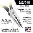 Klein Tools D203-8 8'' Heavy-duty Long-nose Pliers-side-cutting New. Price: $19.00.