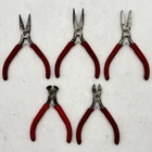 Mac Tools 5-PIECE Assorted Pliers Set Cutting Needle Nose Red Handles Used. Price: $40.00.