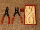 Blue Point Snap Pliers PR-37 & PR-38 Internal/external Retaining Rings Set Used. Price: $50.00.