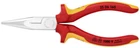 Knipex 25 06 160, Long Nose Pliers With CUTTER-1000V Insulated, 1/4", Vde New. Price: $51.37.