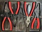 Snap-on Ring/circlip Pliers Set Cushion Grip 8IN 4PC Red Used. Price: $100.00.