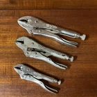 Petersen Dewitt 3 Piece Vise-grip Locking Plier Set 5WR, 7R And 10WR Usa. Euc Used. Price: $37.95.
