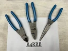 Snap-on Tools Usa New Pearl Blue Piece Soft Grip Pliers Cutters Set PL307ACFPB. Price: $299.95.
