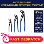 3PC Adjustable Lock Jaw Plier Set PSAJ3 Carlyle Genuine Top Quality Product New. Price: $57.89.