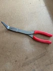 Snap-on Tools 9-1/2" Bent Needle Nose Pliers, Model 490CF New. Price: $85.00.