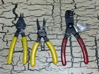 3 Vaco No 12 + 21 1-2-2 & Hunter 25002 Snap Ring Pliers Hand Tool Mixed Lot Usa Used. Price: $23.79.