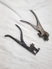 Two Antique Saw Set Pliers Tools Dunlap Teeth Tooth Used. Price: $19.00.