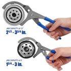 Workpro 9" & 12" Oil Filter Wrench Set Adjustable Removal Plier 2PACK New. Price: $17.99.