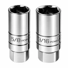 Powerbuilt 2 Piece 3/8 Inch Magnetic Spark Plug Socket Set - 641870 New. Price: $19.95.