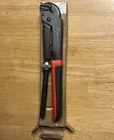 Snap-on PWZ0A 10 In Adjustable Pipe Wrench Jaw Black/red New. Price: $100.00.
