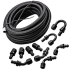 Maxpeedingrods 6AN Fuel Line Kit, 3/8" Hose, Transmission Cooler New. Price: $74.04.