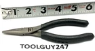 Snap On Tools Usa Dark Titanium 5" Soft Grip Needle Nose Pliers 94CF Dt New +. Price: $99.95.