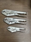 Vintage Craftsman Usa 3PC Locking Pliers Vise Grip 45343, 45342, 45341 Used. Price: $35.00.