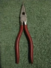 Mac Tools 8" Needle Nose Cutter Pliers Red Handle M317G Used. Price: $25.00.