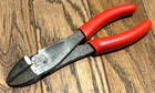 Snap Tools High Leverage Diagonal Cutters Pliers 8" Long Wire Side Red Used. Price: $45.00.