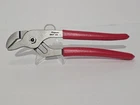 Snap-on Tools New Red 9" Adjustable Joint Interlocking Channel Pliers 91ACP. Price: $74.95.