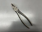 (o) Vintage Kraeuter 1841-8 8" Smooth Jaw Specialty Linesman Pliers Fancy Grips Used. Price: $25.00.