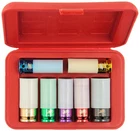 Atd 7PC Sae/ Metric Color Coated Protective Impact Lug Nut Socket Set #4357 New. Price: $129.99.