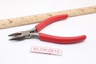 Snap-on E708ACG 5" Long Red Rubber Electronic Short Needle Nose Pliers Usa Used. Price: $69.99.