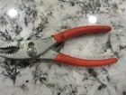 Vintage Ceetee 6 1/2" Slip Joint Pliers Crescent Usa Tool Co W/handle Grips Used. Price: $9.99.